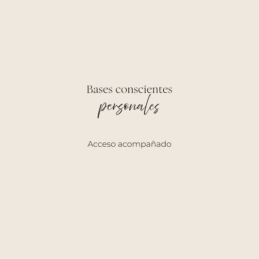 Bases conscientes personales de Orden Alquímico — acceso acompañado