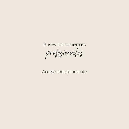 Bases conscientes profesionales de Orden Alquímico — acceso independiente.