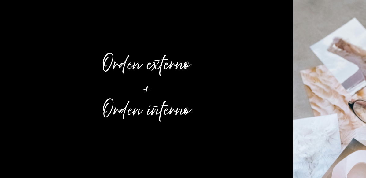 Bases conscientes profesionales para integrar orden interno y orden externo.