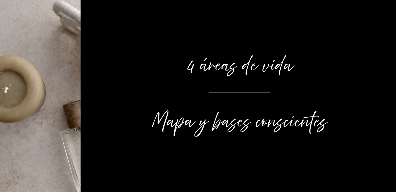 Mapa y bases conscientes para las cuatro áreas de la vida.
